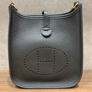 エルメス エブリン3TPM ロング 黒 トリヨンクレマンス ゴールド金具 K刻印
