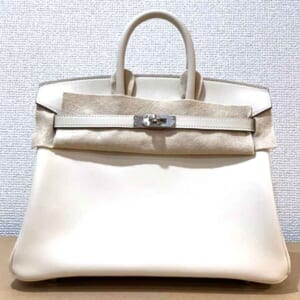 エルメス バーキン25 クレ スイフト シルバー金具