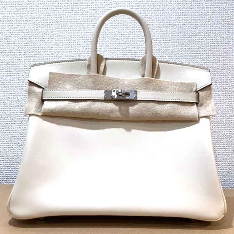エルメス バーキン25 クレ スイフト シルバー金具