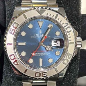 ロレックス ヨットマスター 40mm ブルー文字盤 SS/PT950 126622