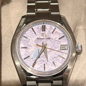 セイコー グランドセイコー ヘリテージコレクション 40mm 阪急うめだ本店限定モデル バイオレット文字盤 チタン SBGA521