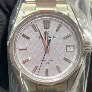セイコー グランドセイコー エボリューション9 コレクション スプリングドライブ U.F.A. 37mm ブルー文字盤 チタン SLGB003