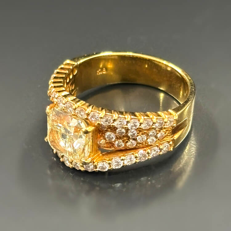18金（K18） ダイヤモンドリング