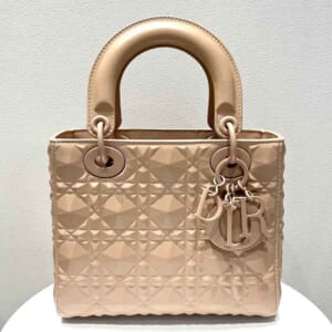 クリスチャン・ディオール MY ABCDior レディディオール ウルトラマット ピンクレザー ピンク金具