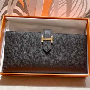 エルメス ベアンスフレ ブラック エプソン ゴールド金具 G刻印