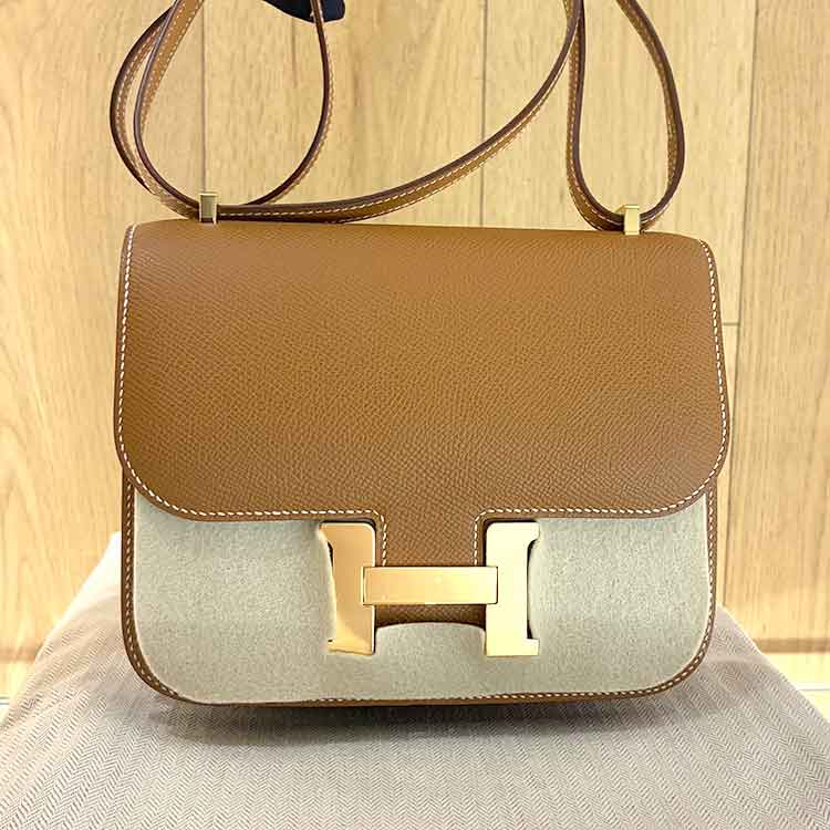 エルメス コンスタンス3 ミロワール ミニ ゴールド エプソン ゴールド金具 W刻印