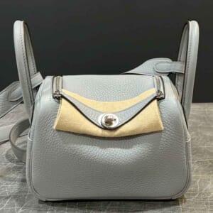 エルメス リンディミニ グリパンタン トリヨンクレマンス シルバー金具 G刻印