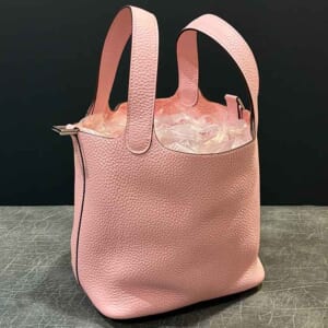 エルメス ピコタンロックPM ローズサクラ トリヨンクレマンス シルバー金具 K刻印
