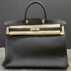 エルメス バーキン40 黒 トゴ シルバー金具 Y刻印