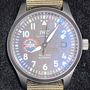 IWC パイロットウォッチ マークXVIII トップガン SFTI 41mm ブラック文字盤 CE/ファブリック IW324712