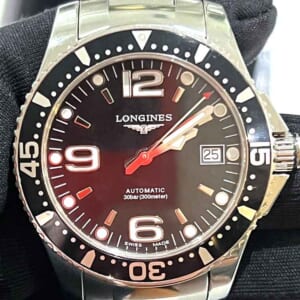 ロンジン ハイドロコンクエスト 39mm ブラック文字盤 SS L3.741.4.56.6