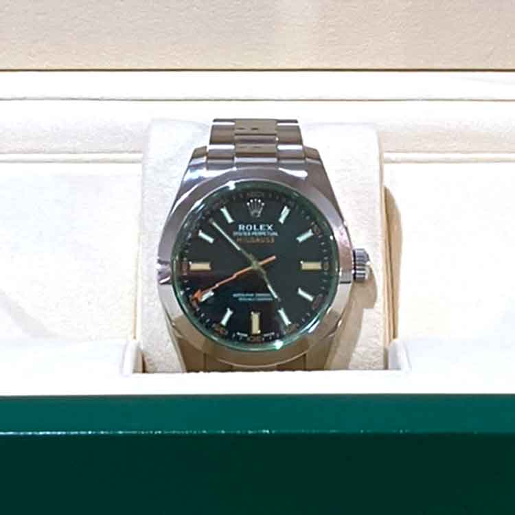 ロレックス ミルガウス 40mm ブラック SS 116400GV