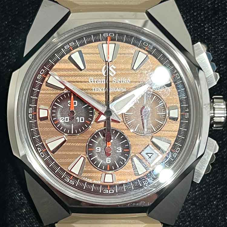セイコー グランドセイコー スポーツコレクション テンタグラフ 43mm ブラウン文字盤 Ti/ラバー SLGC009