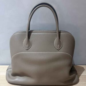 エルメス ボリード リラックス35 エトゥープ トリヨンノビーヨ シルバー金具 T刻印