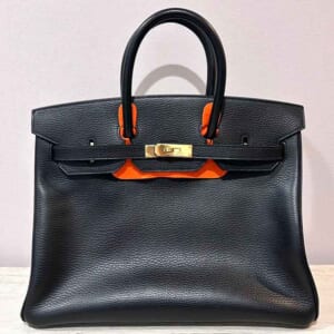 エルメス バーキン35 黒 アルデンヌ ゴールド金具
