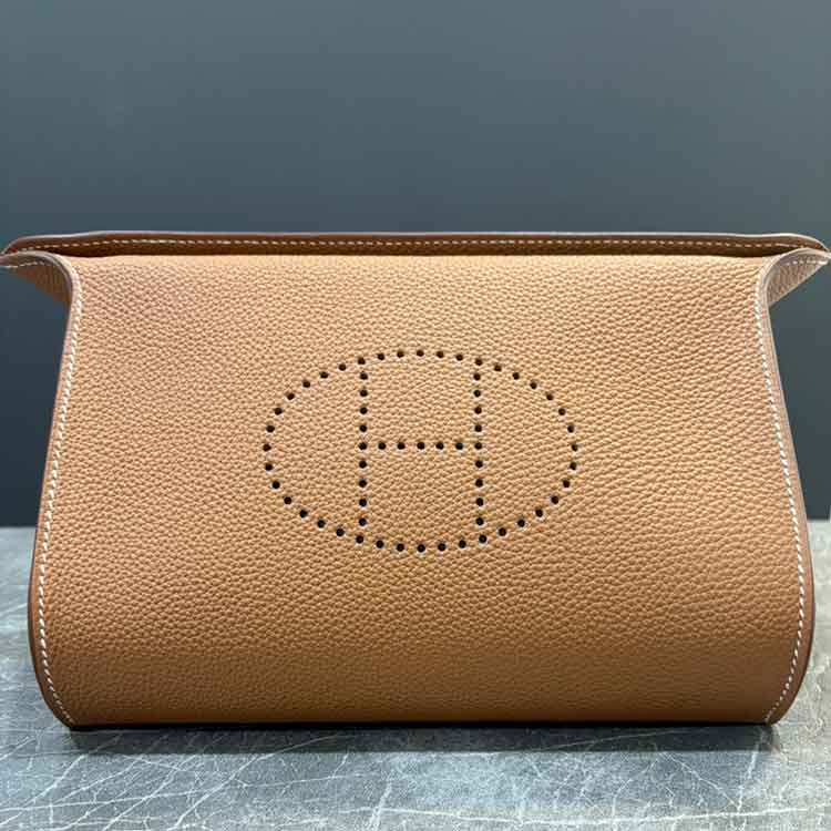 エルメス ヴィドポッシュ ゴールド トゴ ゴールド金具 G刻印