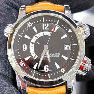 ジャガー・ルクルト マスターコンプレッサー メモボックス 41.5mm ブラック SS/レザー 146.8.97