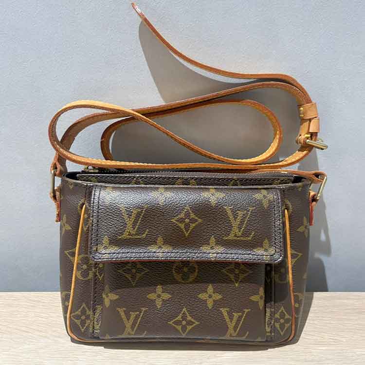 ルイ・ヴィトン モノグラム ヴィバ・シテPM レッド ゴールド金具 M51165