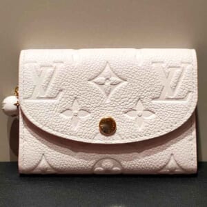 ルイヴィトン モノグラム・アンプラント ポルトモネ・ロザリ スウィートラベンダー ゴールド金具 M29249