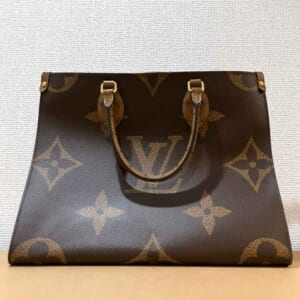 ルイ・ヴィトン モノグラム・リバース オンザゴーMM ブラウン ゴールド金具 M45321