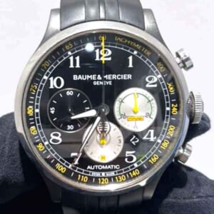 ボーム&メルシエ ケープランド クロノグラフ 44mm ブラック SS/ラバー M0A10281