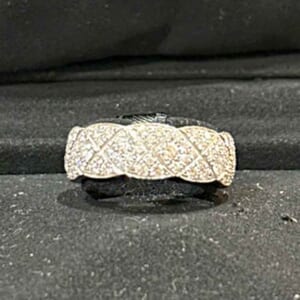 シャネル ココクラッシュコレクション リング ミディアム フルダイヤ J12093