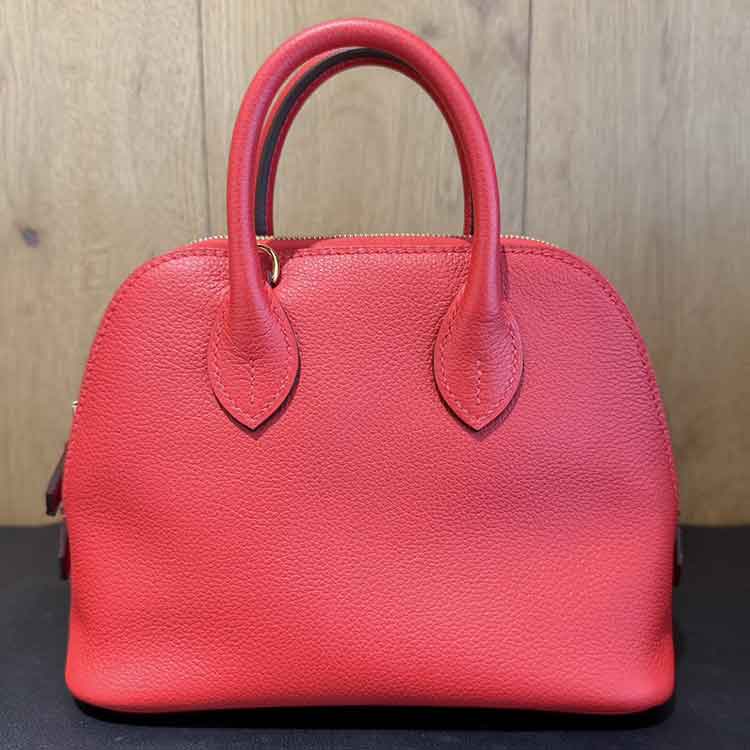 エルメス ボリード1923ミニ ルージュラデュー エバーカラー ゴールド金具 K刻印