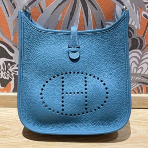 エルメス エヴリン3 23 ニューブルージーン トリヨンクレマンス G刻印