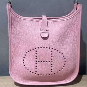 エルメス エブリン3 23 ローズサクラ トリヨンクレマンス シルバー金具 K刻印