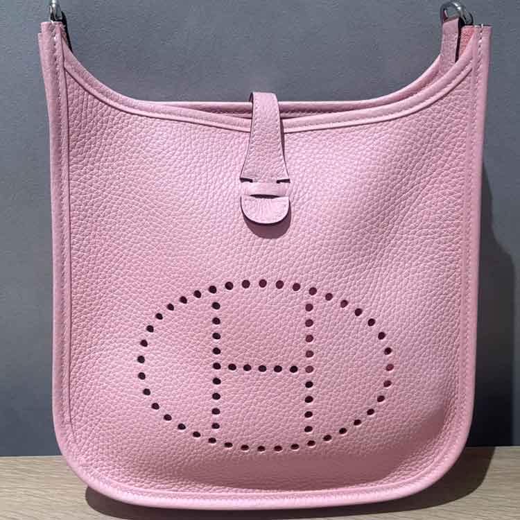 エルメス エブリン3 23 ローズサクラ トリヨンクレマンス シルバー金具 K刻印