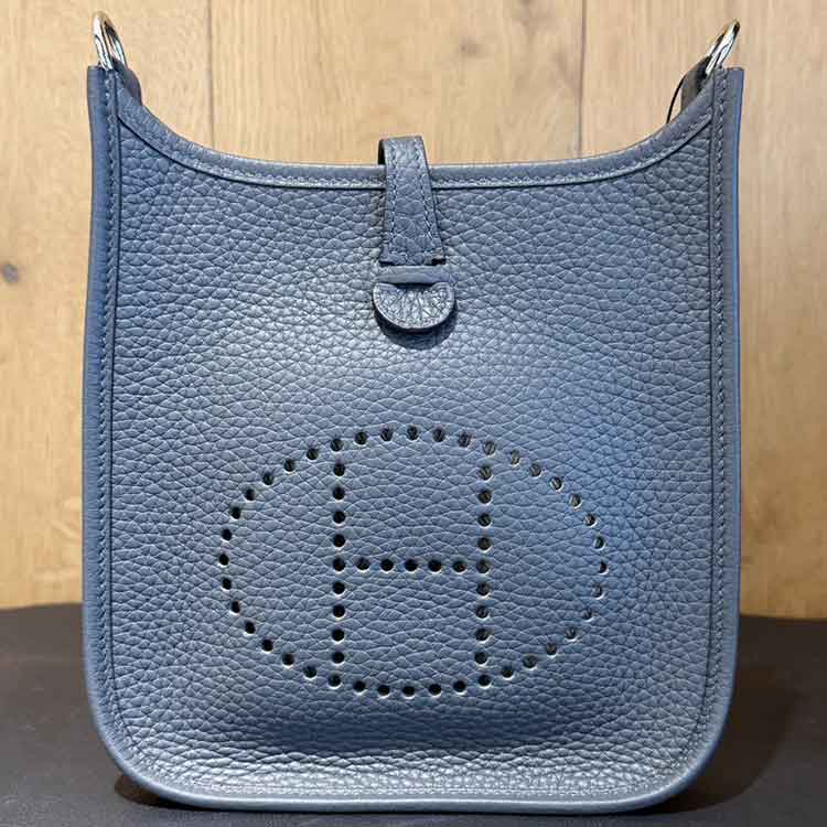 エルメス エブリンTPM ロング グリミスティ トリヨンクレマンス シルバー金具 G刻印