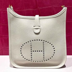 エルメス エヴリン3 23 クレ トリヨンクレマンス ゴールド金具 G刻印