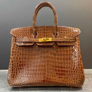 エルメス バーキン25 ミール ポロサスシャイン ゴールド金具 □H刻印