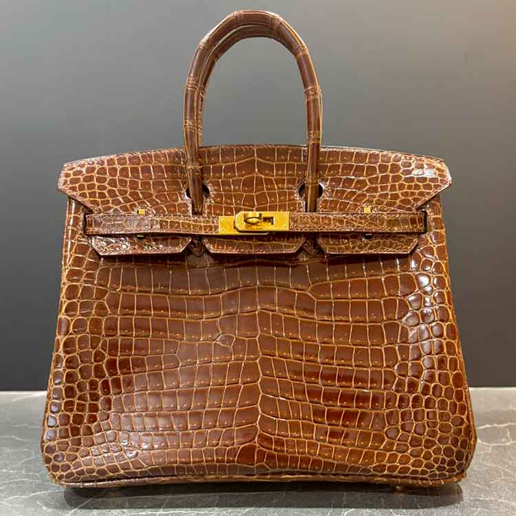 エルメス バーキン25 ミール ポロサスシャイン ゴールド金具 □H刻印