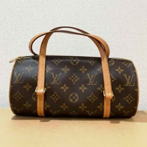 ルイ・ヴィトン パピヨン モノグラム ブラウン ゴールド金具 M51386