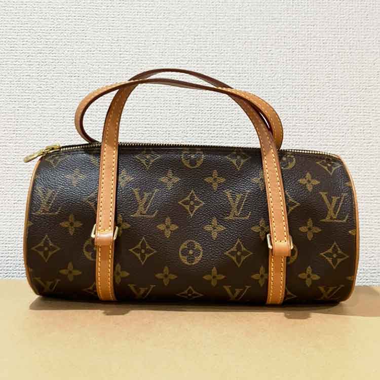 ルイ・ヴィトン パピヨン モノグラム ブラウン ゴールド金具 M51386