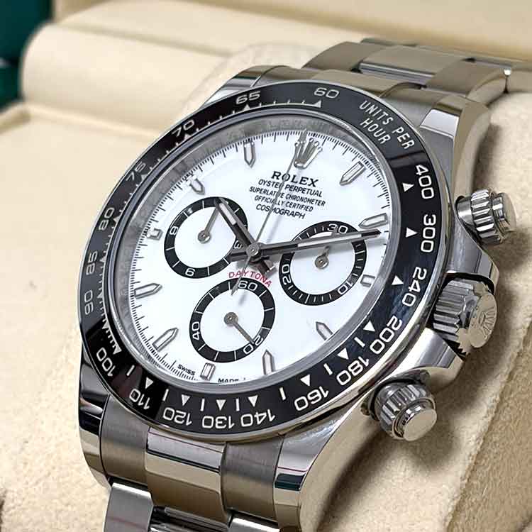 ロレックス コスモグラフ デイトナ 40mm ホワイト文字盤 SS 126500LN
