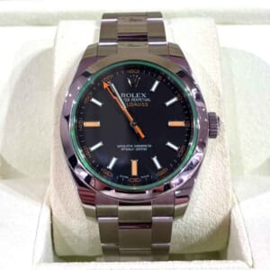 ロレックス ミルガウス 40mm ブラック文字盤 SS 116400GV