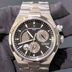 ヴァシュロン・コンスタンタン オーヴァーシーズ・デュアルタイム 42mm ブラック SS 47450/B01A